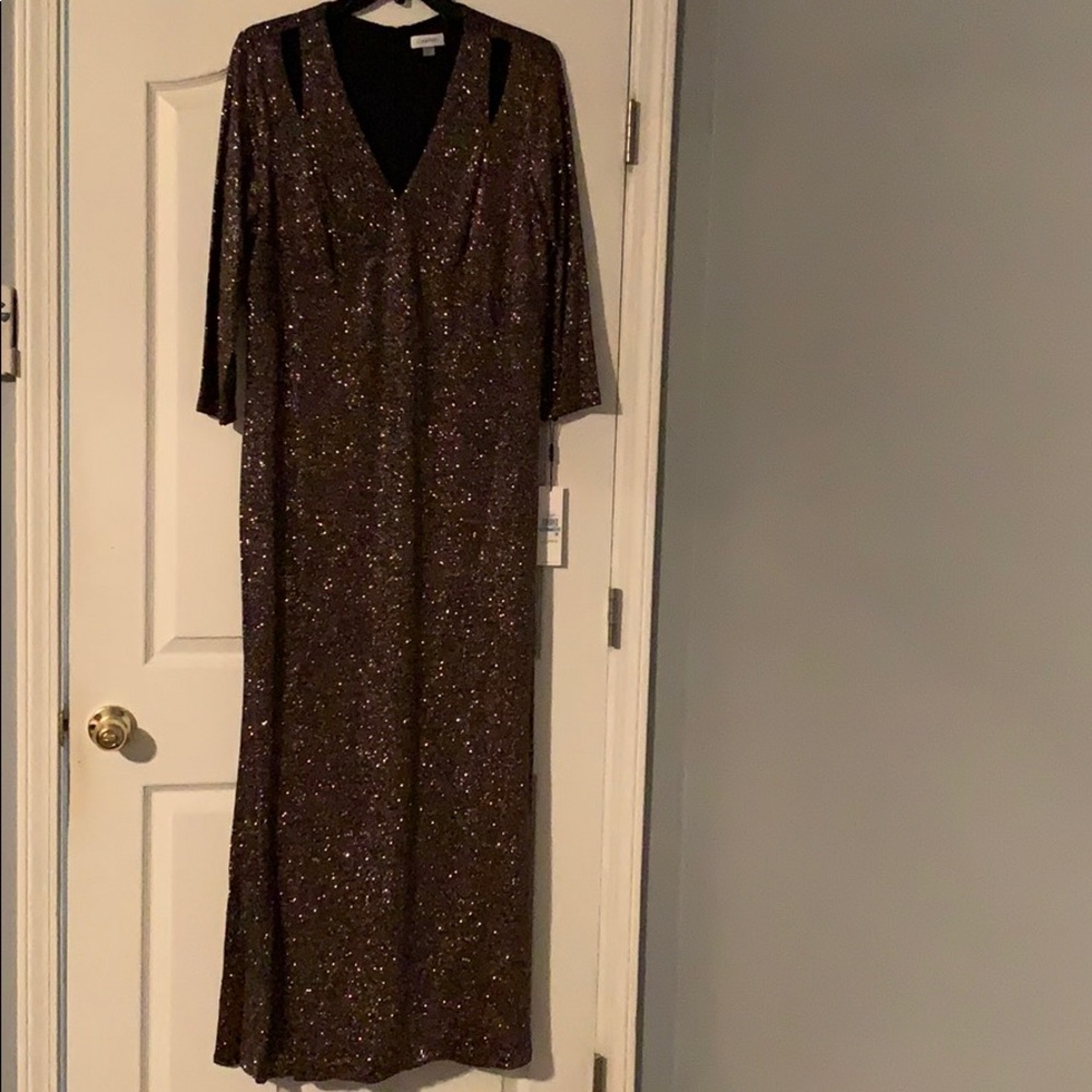 Elegant Shimmering Gold Gala Dress